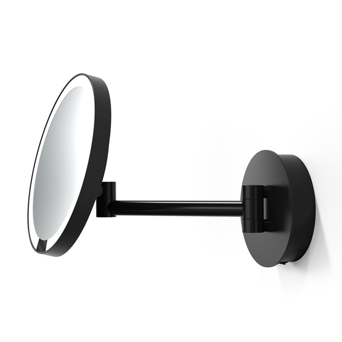 Зеркало косметическое Decor Walther JUST LOOK WR LED, black matt (0122360) - Фото 1