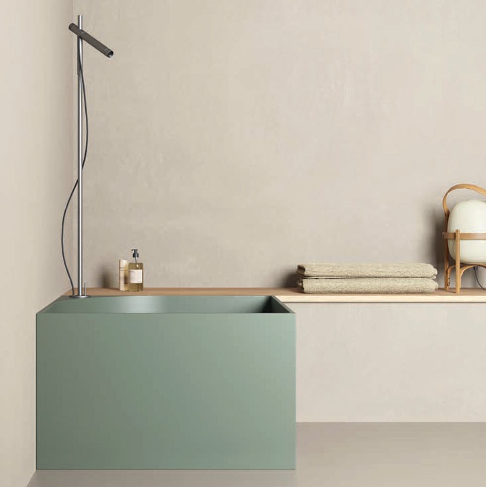 Ванна зі штучного каменю Nic Design Tub 100х100х60h см, Salvia матовий (014234067) - Фото 1