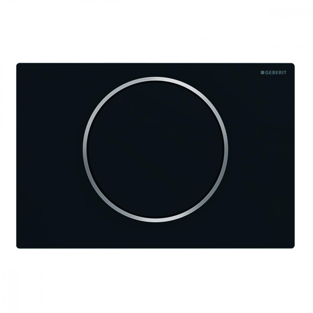 Кнопка змиву Geberit Sigma 10, чорний/матовий хром (115.758.14.5) - Фото 1