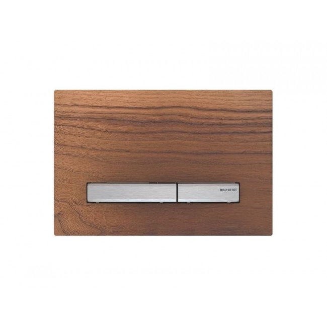 Клавиша смыва Geberit Sigma50, черный орех/хром (115.788.JX.2) - Фото 1