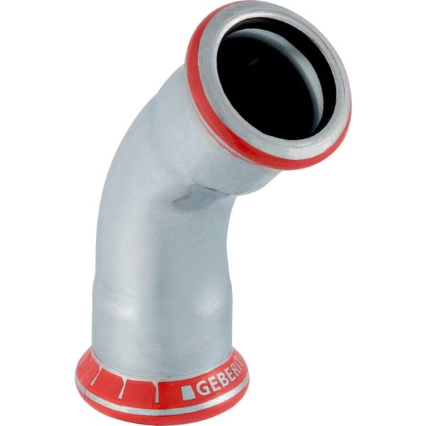 Відведення з вуглецевої сталі Geberit Mapress 45 ° оцинкований d = 54 (23608) - Фото 1
