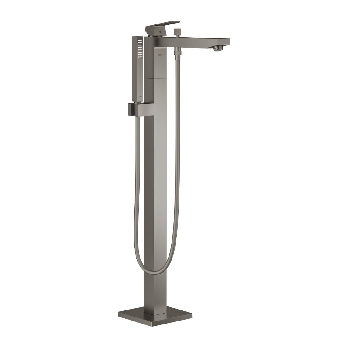 Смеситель для ванны Grohe Eurocube напольного монтажа, матовый графит (23672AL1) - Фото 1