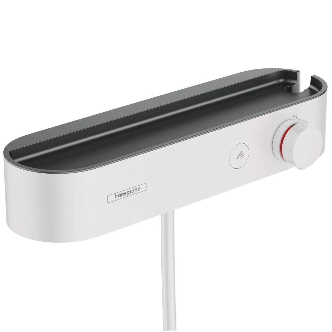 Термостат для душа Hansgrohe ShowerTablet Select 412 мм, Matt White (24360700) - Фото 1