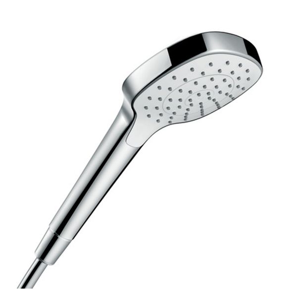 Ручной душ Hansgrohe MySelect E 110 1jet EcoSmart 7 л/мин, белый/хром (26675400) - Фото 1