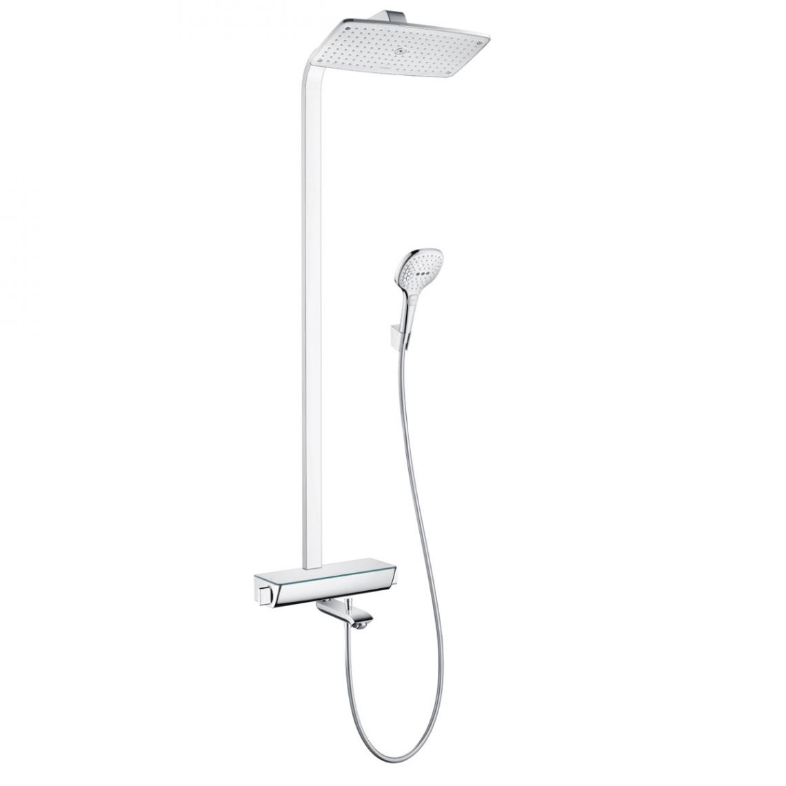 Душевая система Hansgrohe Raindance E 360 Showerpipe с термостатом для ванны, хром (27113000) - Фото 1