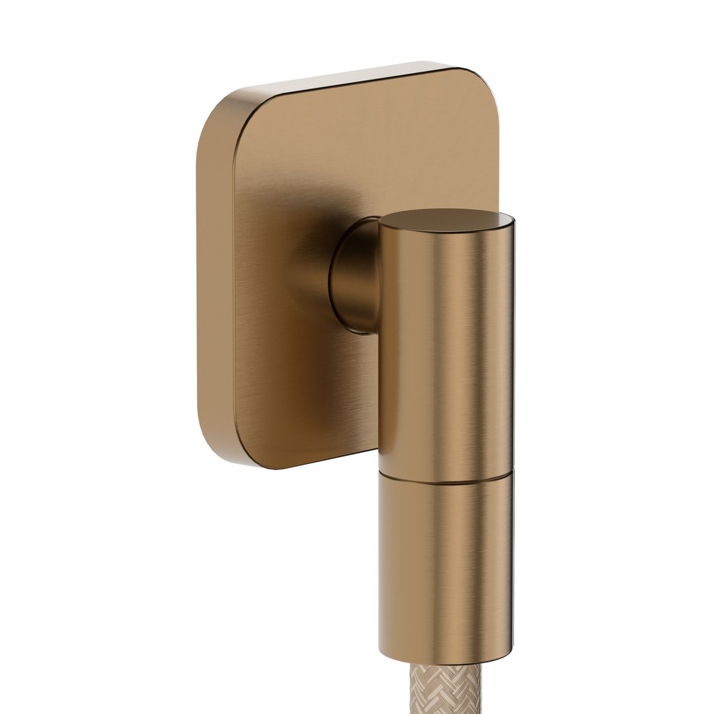 Шлангове підключення Hansgrohe FixFit Fine Q, Brushed Bronze (28884140) - Фото 1