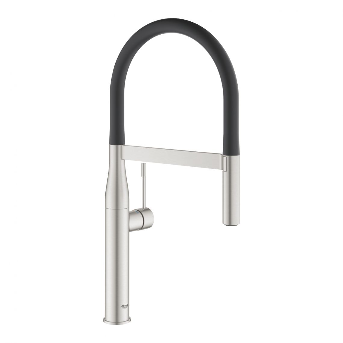 Змішувач для кухні Grohe Essence New, сталь / чорний (30294DC0) - Фото 1