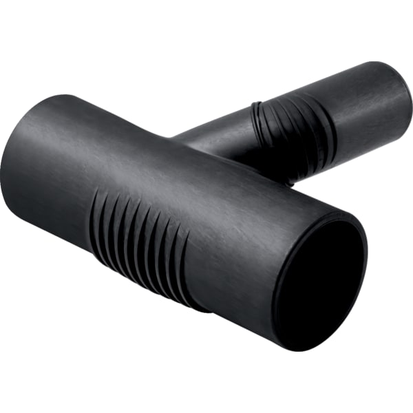 Тройник Geberit Silent-db20 90° для подключения устройств, левый: d=90 мм, d1=56 мм, di=32 мм (308.051.14.1) - Фото 1