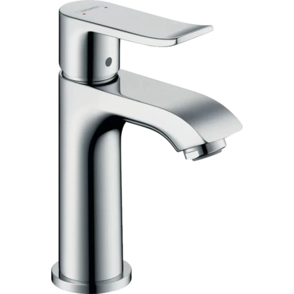 Змішувач для умивальника Hansgrohe Metris 100 без донного клапана, хром (31186000) - Фото 1