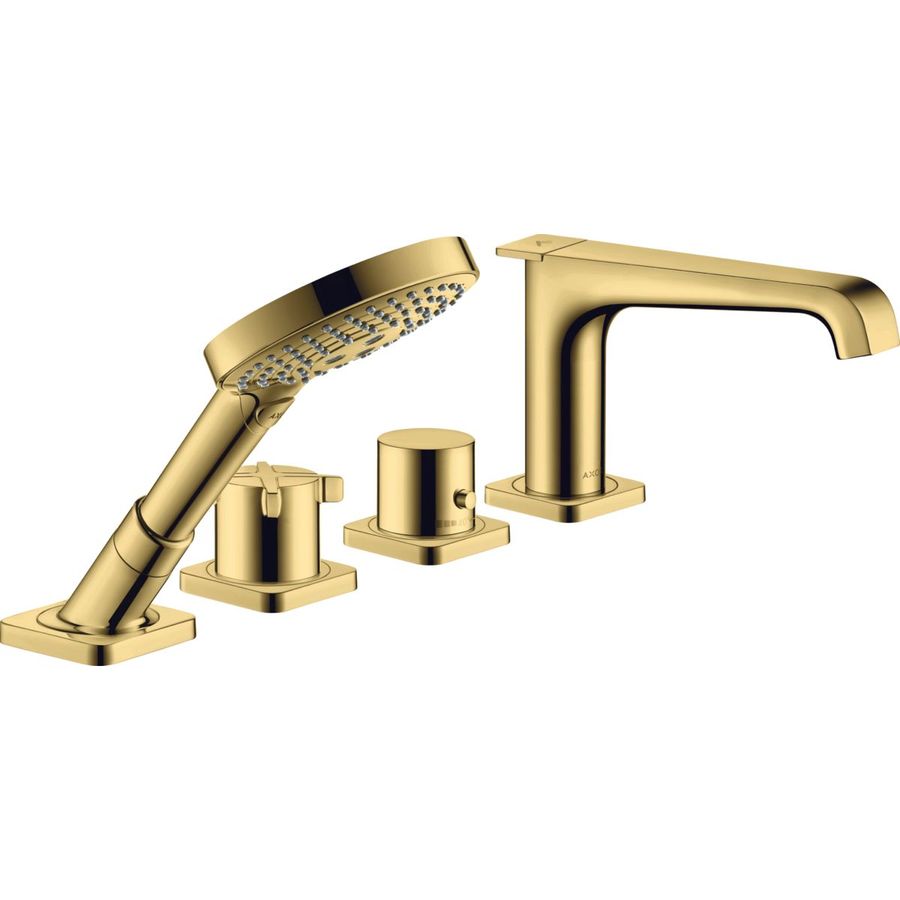 Змішувач термостатичний для ванни Citterio Е на 4 отвори, золото (36410990) - Фото 1