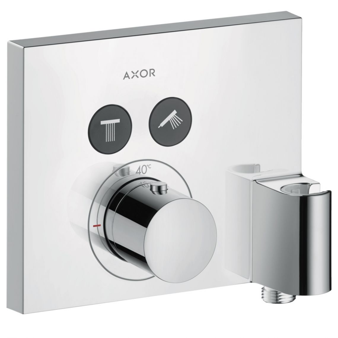 Термостат Axor ShowerSelect Highflow Fix Fit на 2 потребителя, хром (36712000) - Фото 1