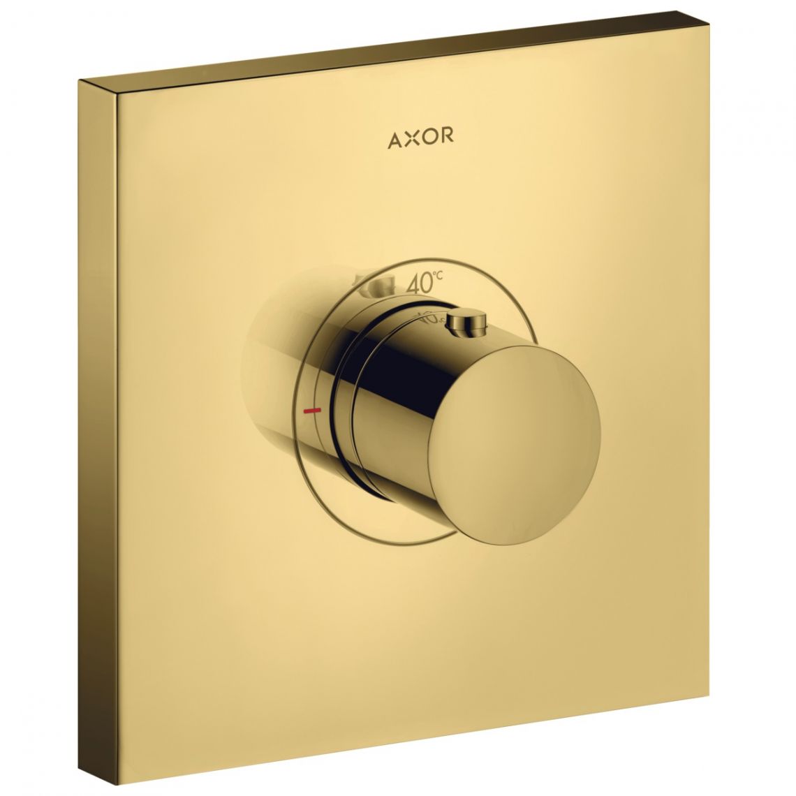 Термостат Axor ShowerSelect Highflow square скрытого монтажа, gold optic (36718990) - Фото 1