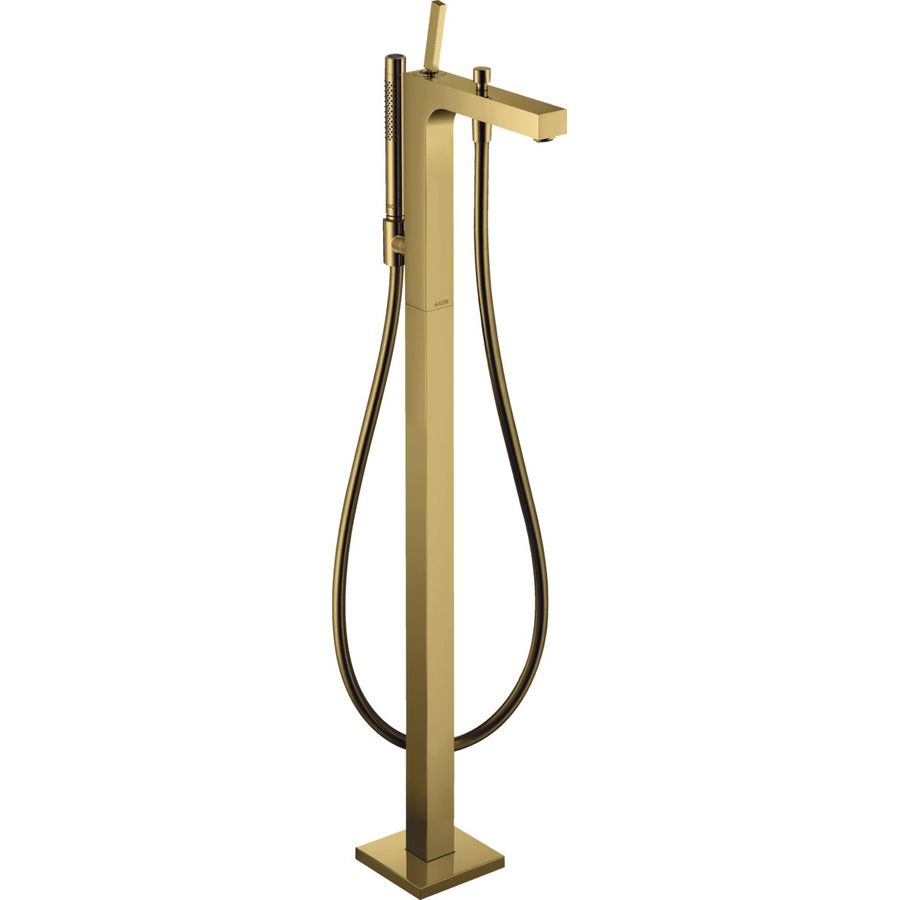 Смеситель напольный для ванны AXOR Citterio с ручным душем, золото (39451990) - Фото 1