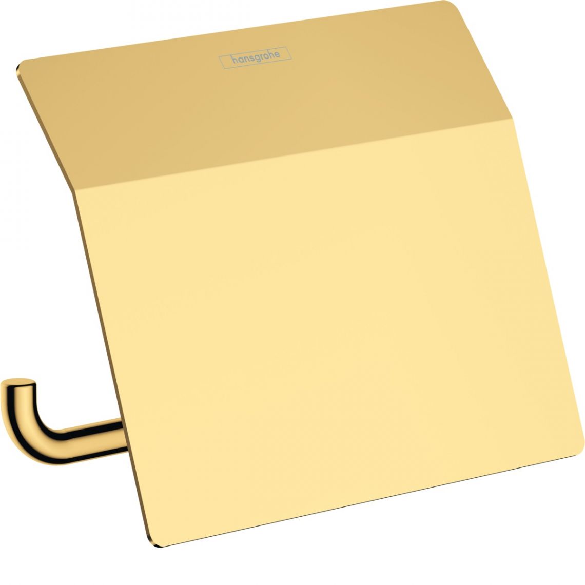 Тримач туалетного паперу Hansgrohe AddStoris закритий, Polished Gold Optic (41753990) - Фото 1