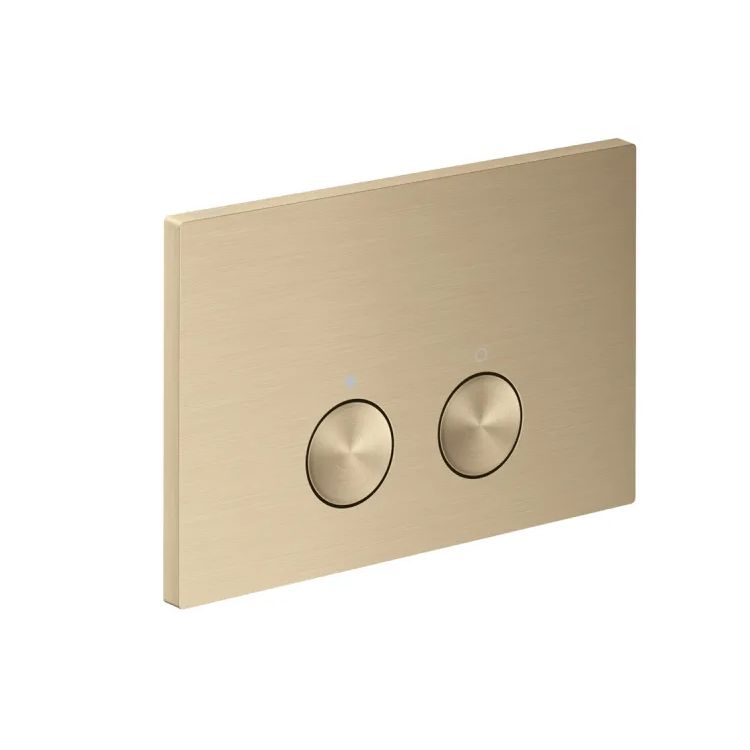 Клавиша смыва AXOR FlushPlate, Brushed Bronze (42530140) - Фото 1