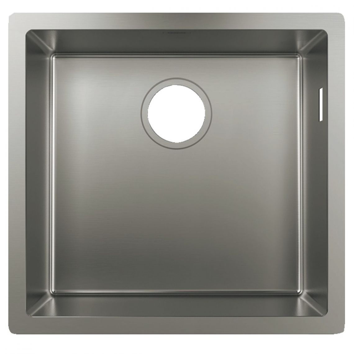 Кухонная мойка Hansgrohe S71 S719-U400  под столешницу 450х450, stainless steel (43425800) - Фото 1