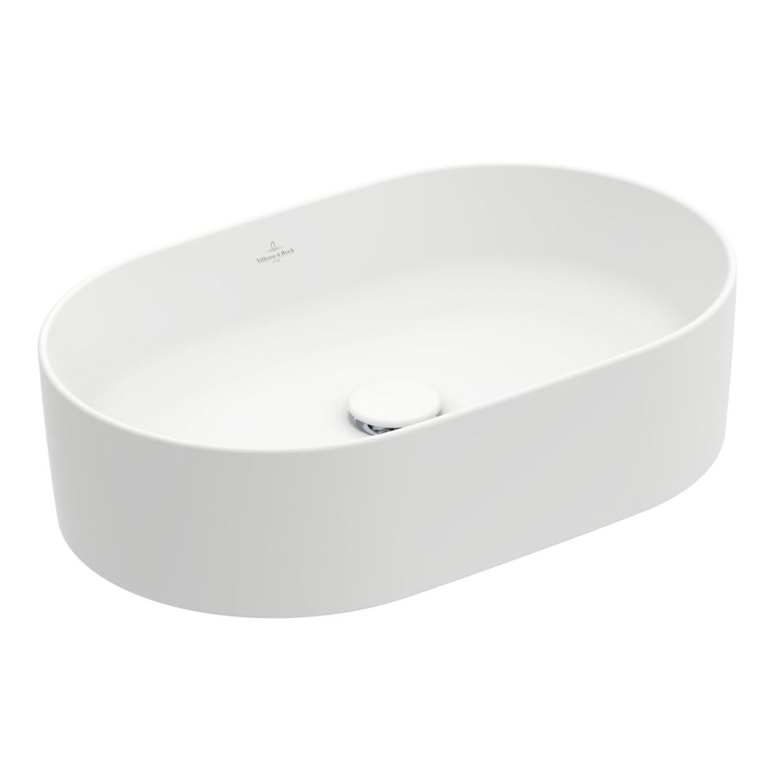 Умывальник на столешницу Villeroy & Boch Collaro 56х36, белый (4A1956RW) - Фото 1