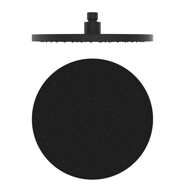 Верхний душ GRB Hydro Black 250 мм, черный (5020022) - Фото 1