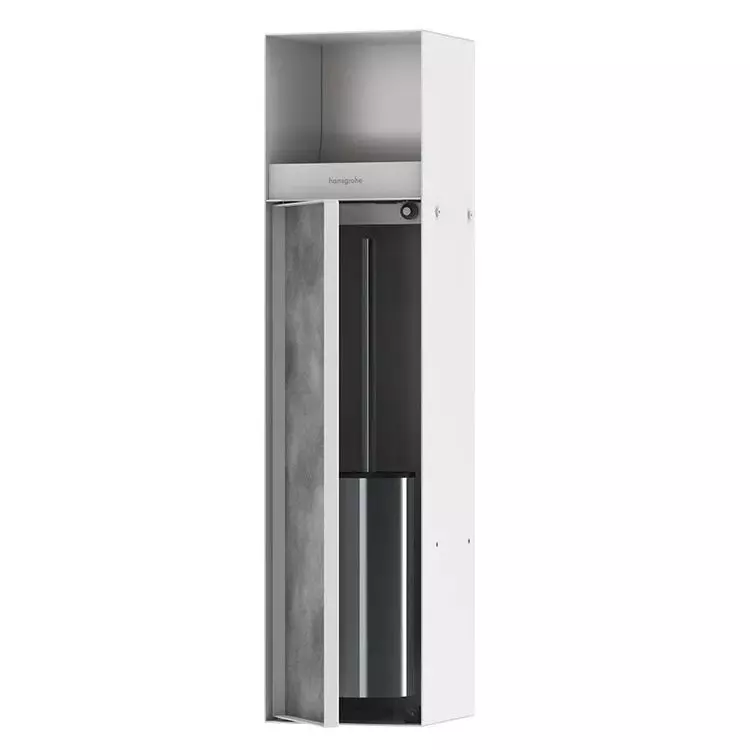 Тримач для туалетного паперу з йоржиком Hansgrohe XtraStoris Rock