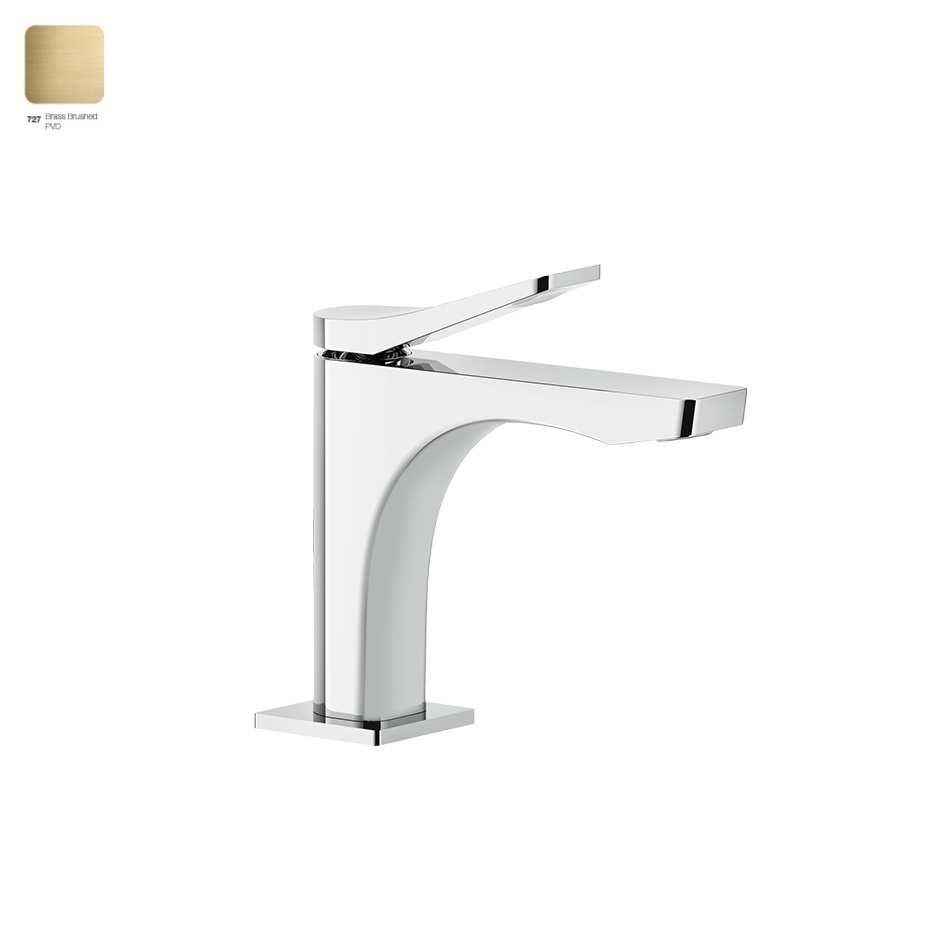 Змішувач для умивальника Gessi Rilievo, Bruched Brass PVD (59002727) - Фото 1