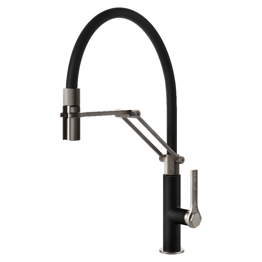 Змішувач для кухні Gessi Officine Gessi, Finox/Matt Black (60055599) - Фото 1