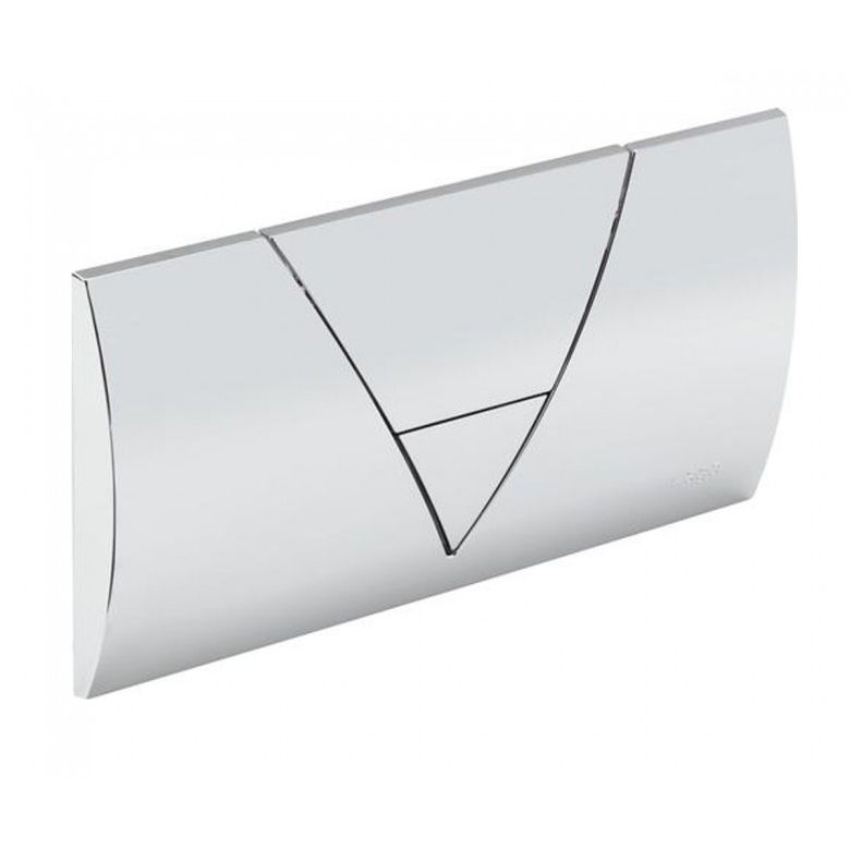 Клавіша подвійного змиву Viega Visign 1, хром (721893) - Фото 1