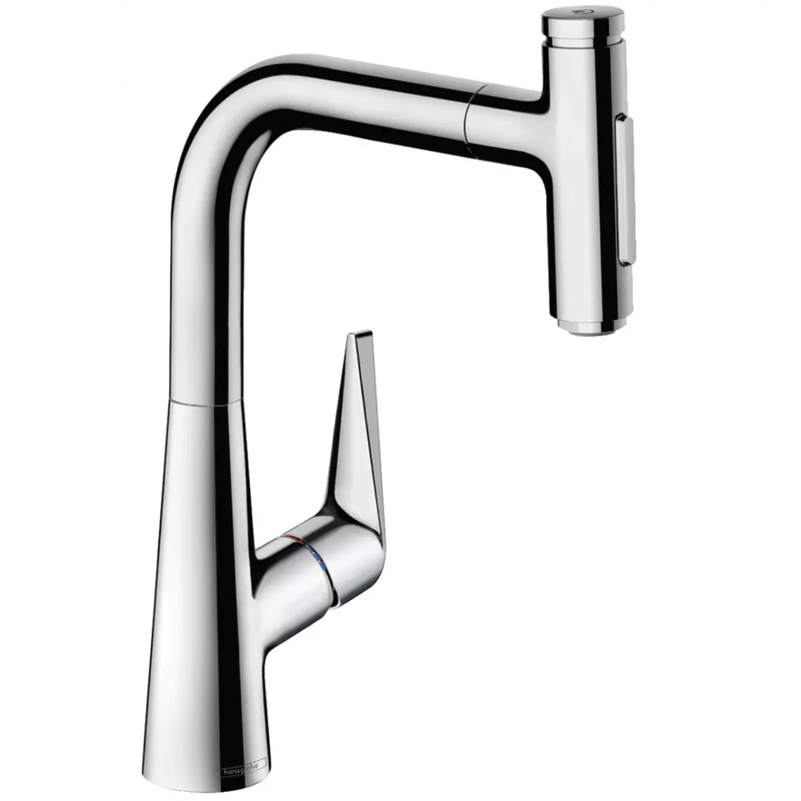 Змішувач кухонний Hansgrohe Talis 220 2jet з витяжним зливом Sbox