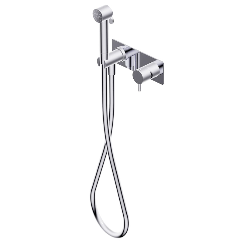 Гигиенический душ Ritmonio со смесителем встраиваемый 3в1, Chrome (7ANB101CRL) - Фото 1