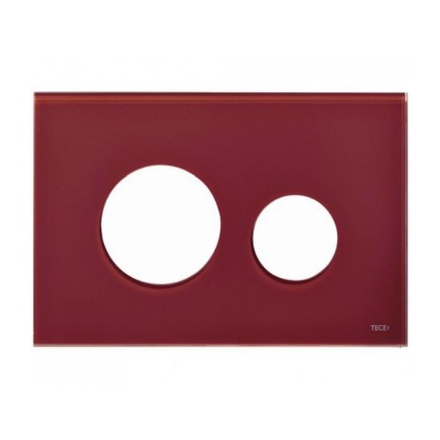 Лицьова панель для клавіш TECEloop, скло, рубіновий Alape (9240679) - Фото 1