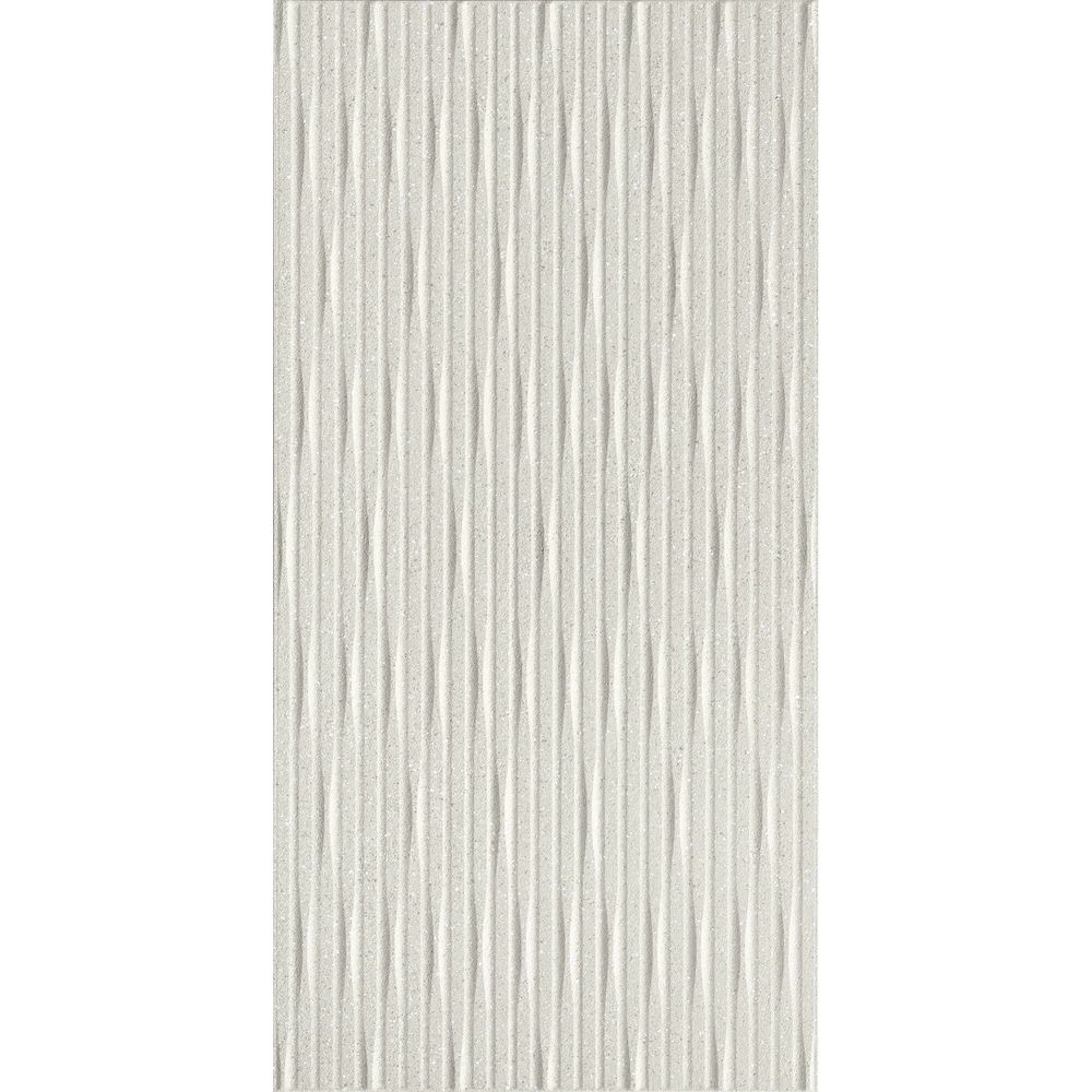 Керамогранит Atlas Concord 3D Wall Carve Whittle Pearl 40x80 Matt 8.5 мм (A576) - Фото 1