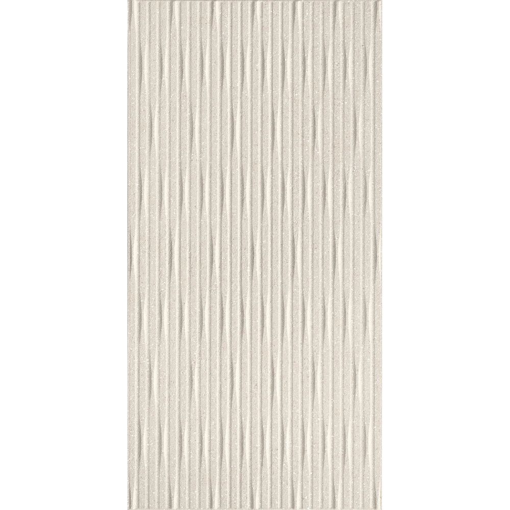 Керамогранит Atlas Concord 3D Wall Carve Whittle Ivory 40x80 Matt 8.5 мм (A577) - Фото 1