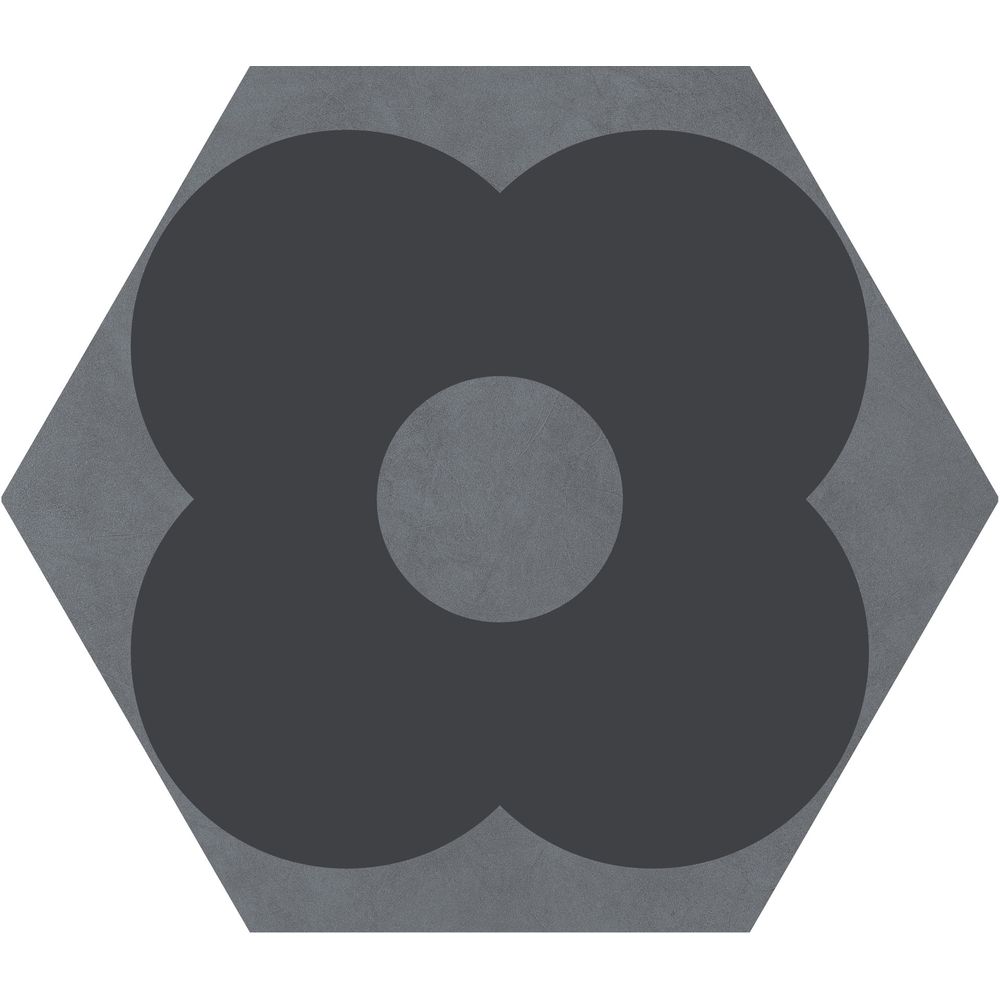 Керамограніт Ornamenta Corebasics Petals Grey Hexagon 60 (CB60PG) - Фото 1