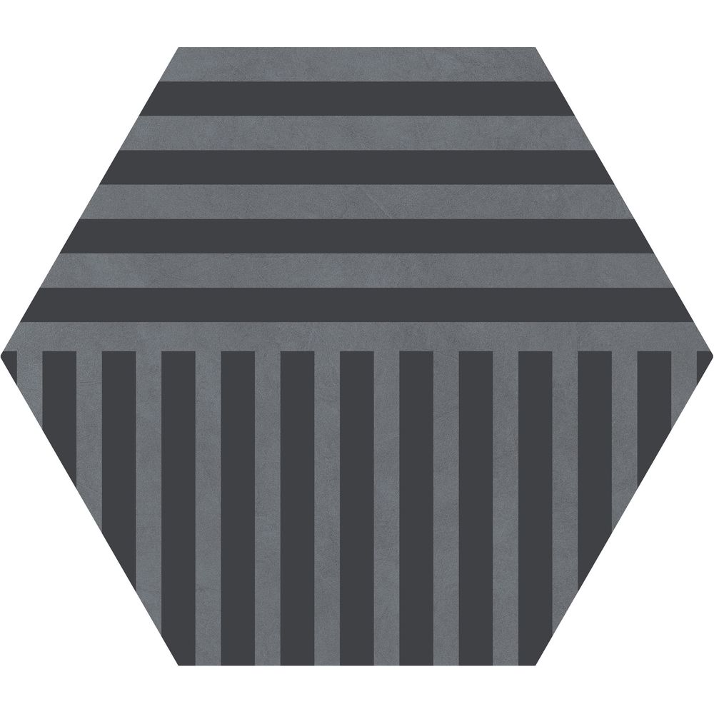 Керамогранит Ornamenta Corebasics Stripes Grey Hexagon 60 (CB60SG) - Фото 1