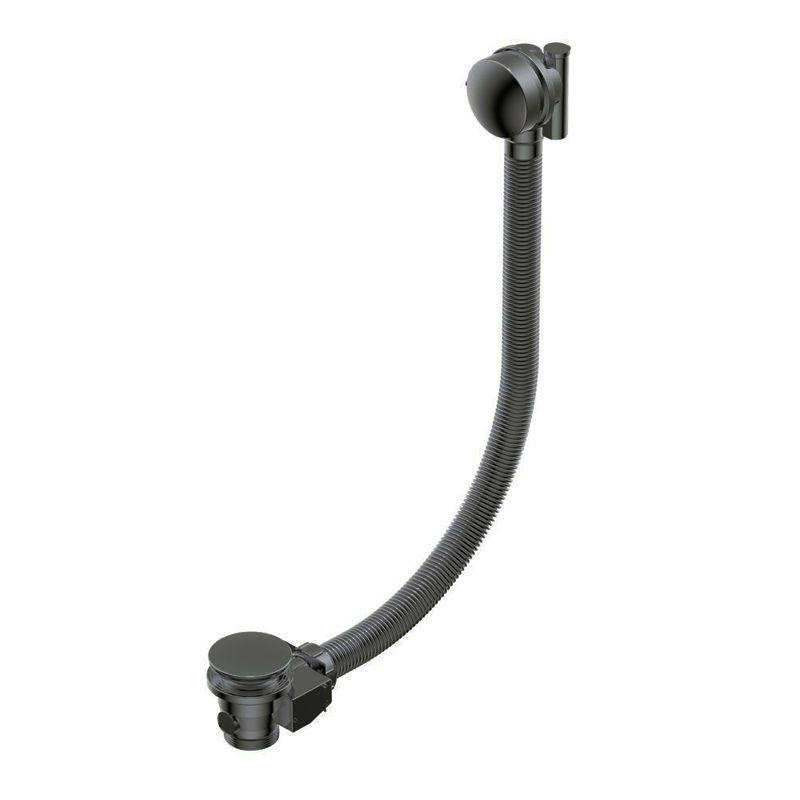 Слив-перелив для ванны Ritmonio, Brushed Black Chrome (E0BA0380BLX) - Фото 1