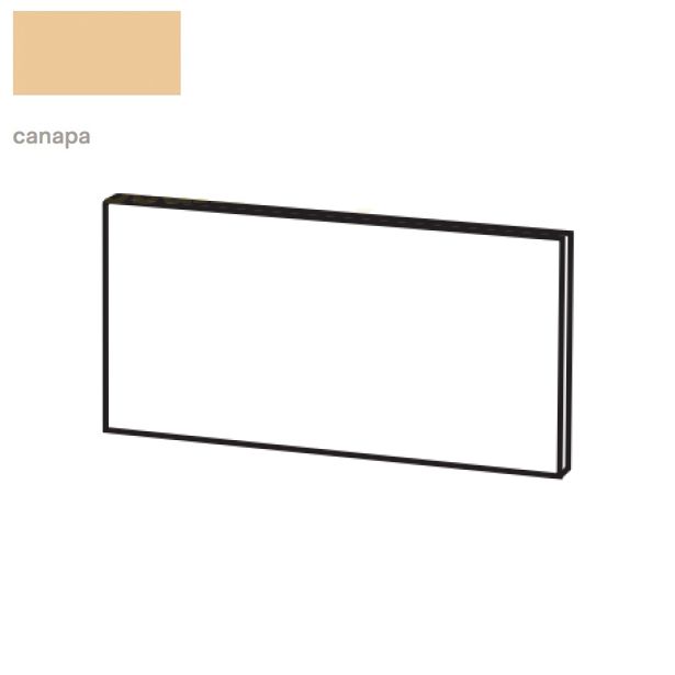 Пристенная панель Cielo Elle Tonda 48x1,5 h23 см из керамики, Canapa (ELP50CN) - Фото 1