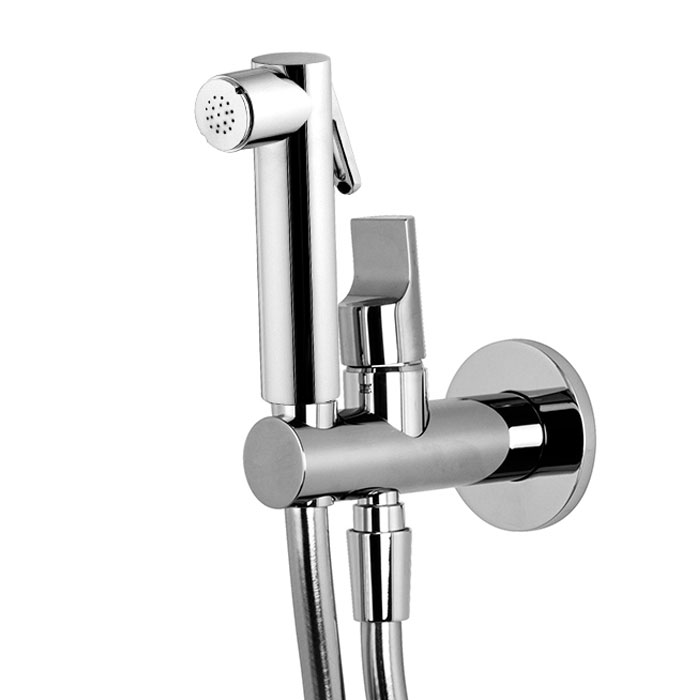 Гигиенический душ со встроенным смесителем Fima Carlo Frattini Collettivita, хром (F2320-1NCR) - Фото 1