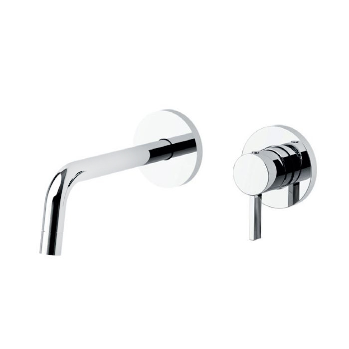 Змішувач для умивальника Paffoni FOX, вбудований, вилив 123 мм, Chrome (FOX104CR70) - Фото 1