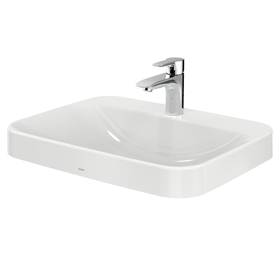 Умивальник накладний TOTO TL 60х46х16,7 bianco (L5616CE) - Фото 1