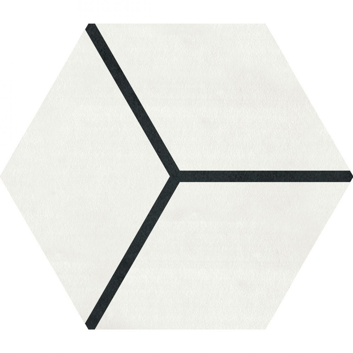 Керамогранит Ornamenta Medley Qube White Positive Hexagon D25 (ME25QWP) - Фото 1