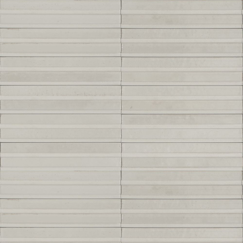 Керамогранит Marazzi Crogiolo Lume White Struttura 3D Rake 6х24 Lux 14mm (MP9E) - Фото 1