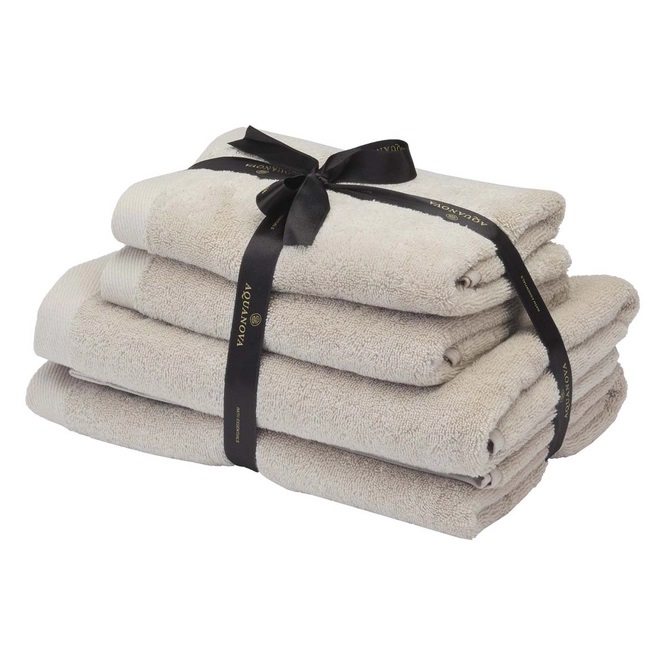 Рушник Aquanova Rio, 50x100 cm, Beige (RIOTWS-15) - Фото 1