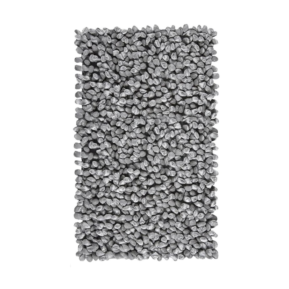 Килимок для ванної Aquanova Rocca 70x120 cm, Silver grey (ROCBML-95) - Фото 1