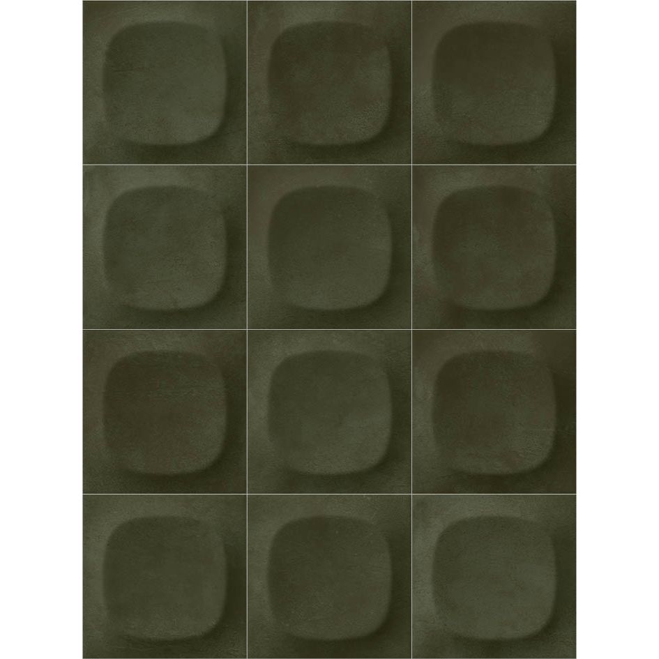 Плитка Terratinta Sartoria Pop Muschio Groovy Gl 10х10 (SAPOGR0710G) - Фото 1