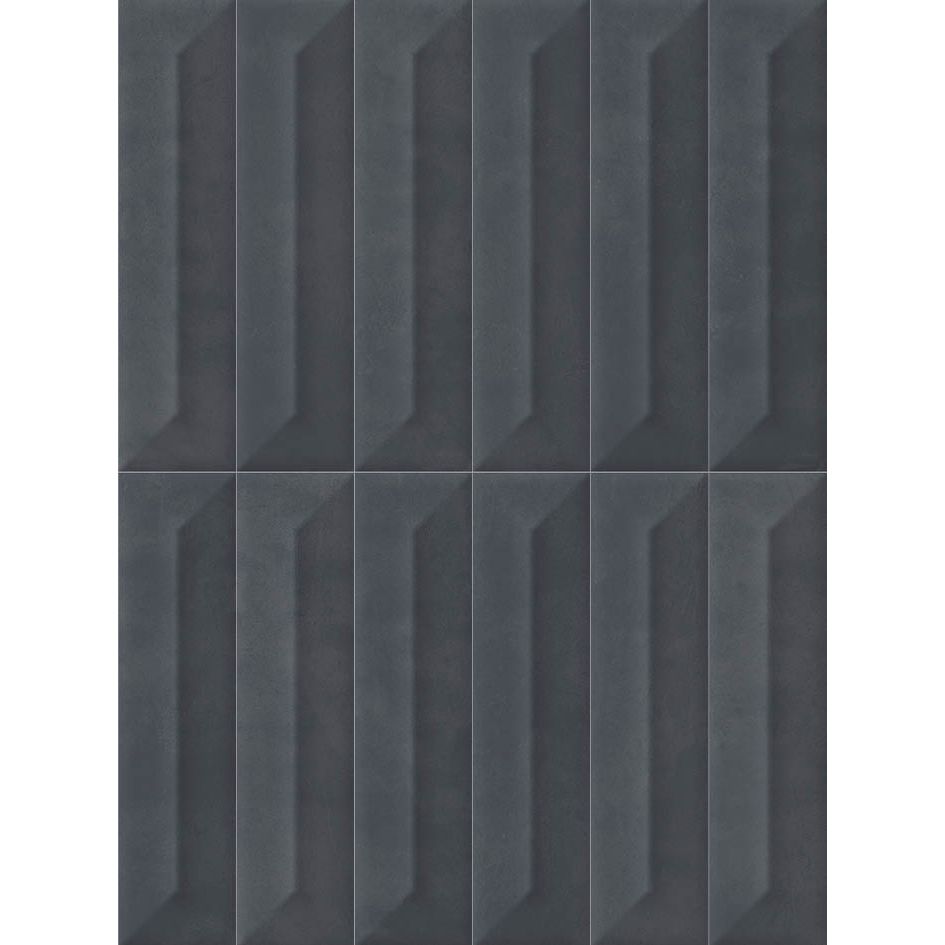 Плитка Terratinta Sartoria Pop Blu Avio Ridge Gl 6,2х25 (SAPORI0862G) - Фото 1