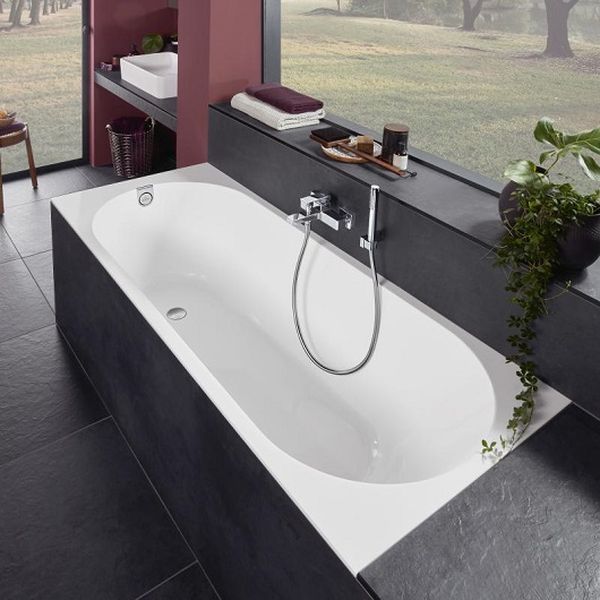 Ванна квариловая Villeroy&Boch Oberon 2.0 180x80 см Stone White (UBQ181OBR2DV-RW) - Фото 1