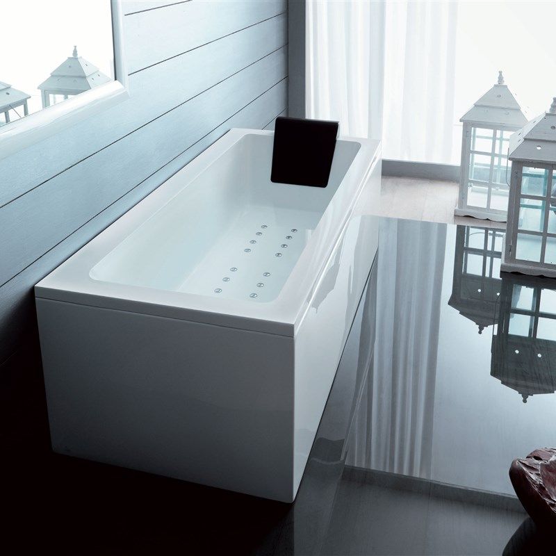 Ванна акрилова Treesse Quadra 181, 180х100х67, білий (V0711XBN) - Фото 1