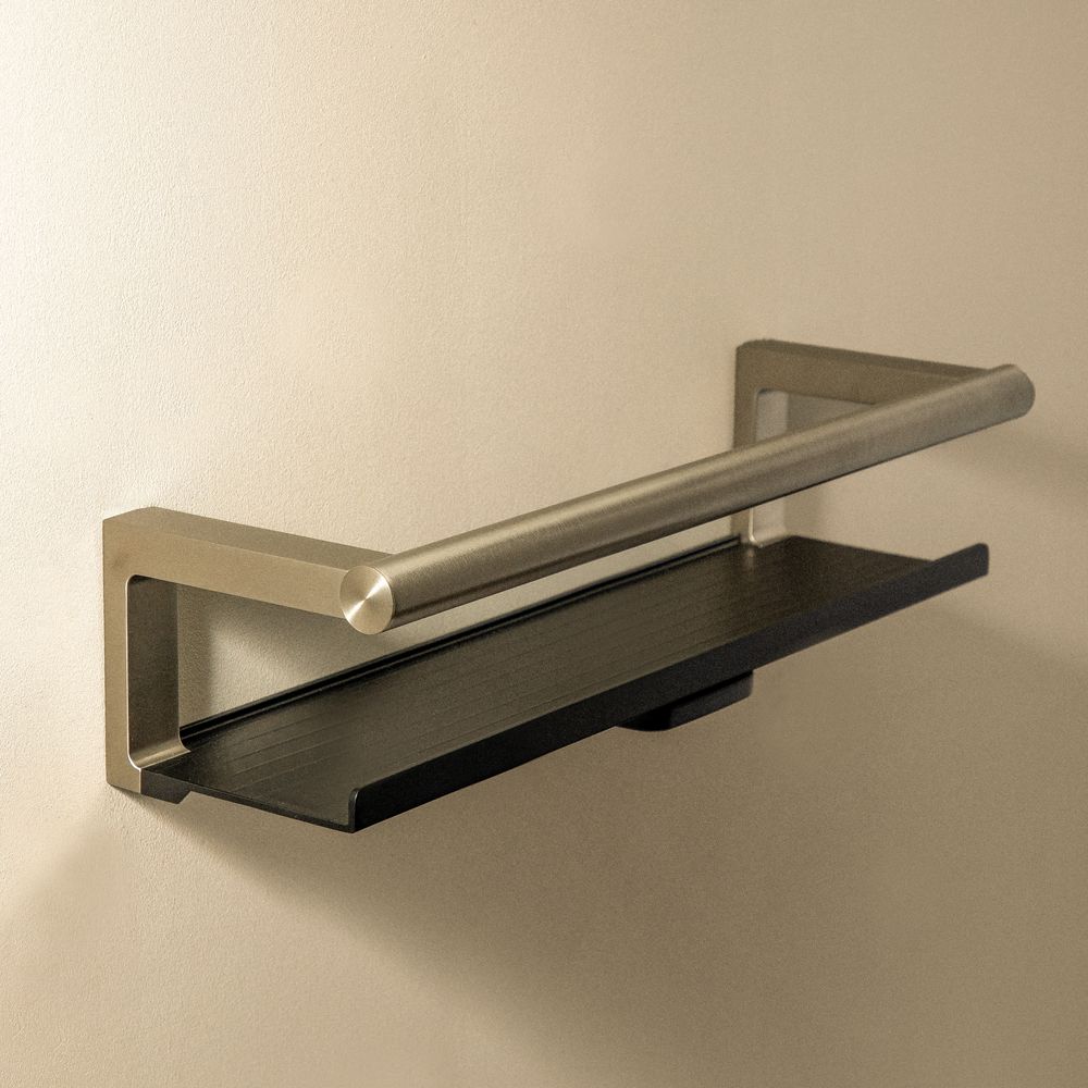 Полочка для душа Cosmic Architect S+, BRUSHED STEEL (WJC235A0048003) - Фото 1