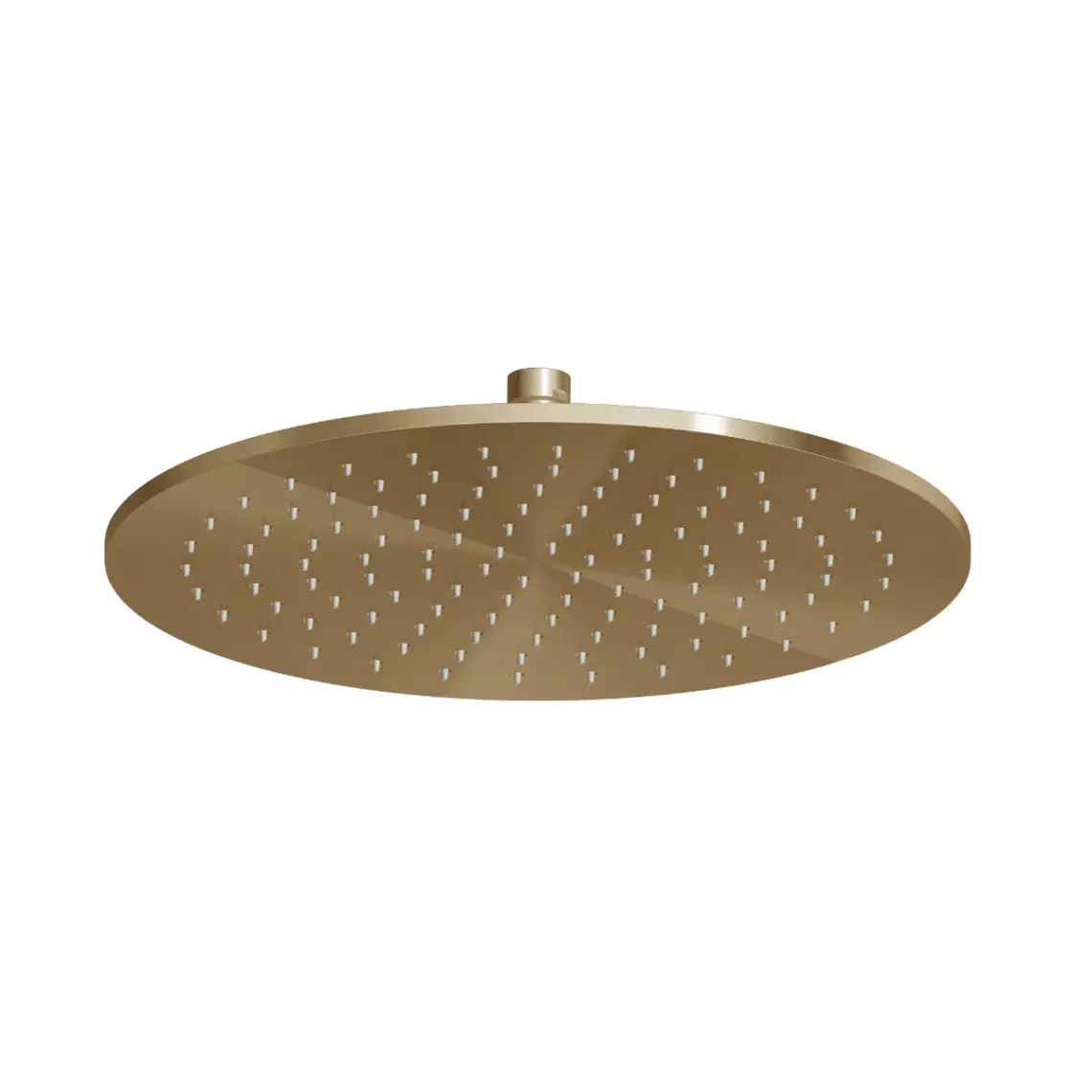 Верхній душ Zucchetti Helm 320 мм, Brushed British Gold PVD