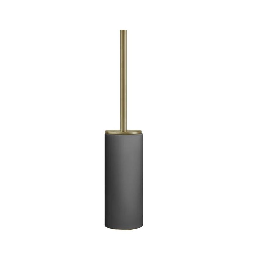 Щетка для унитаза Gessi Anello,черный, напольный, Bruched Brass PVD (63744727) - Фото 1