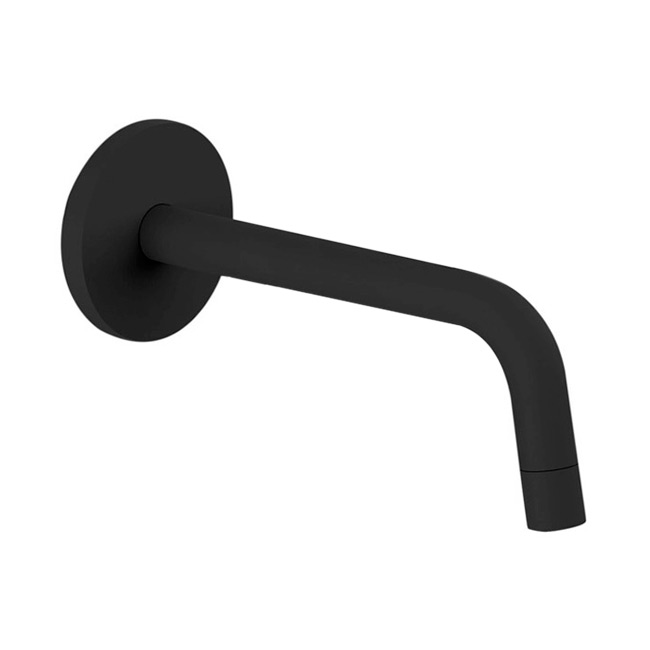 Настінний вилив L = 245 Paffoni, чорний (ZBOC141NO) - Фото 1